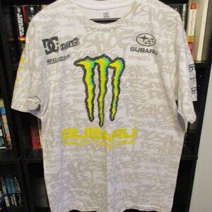 Vintage Subaru Rally Team USA DC Monster Block 43 T-Shirt  Size Large